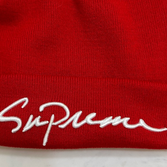 (Mint condition) Supreme Classic Script Beanie FW18 - Picture 3 of 3